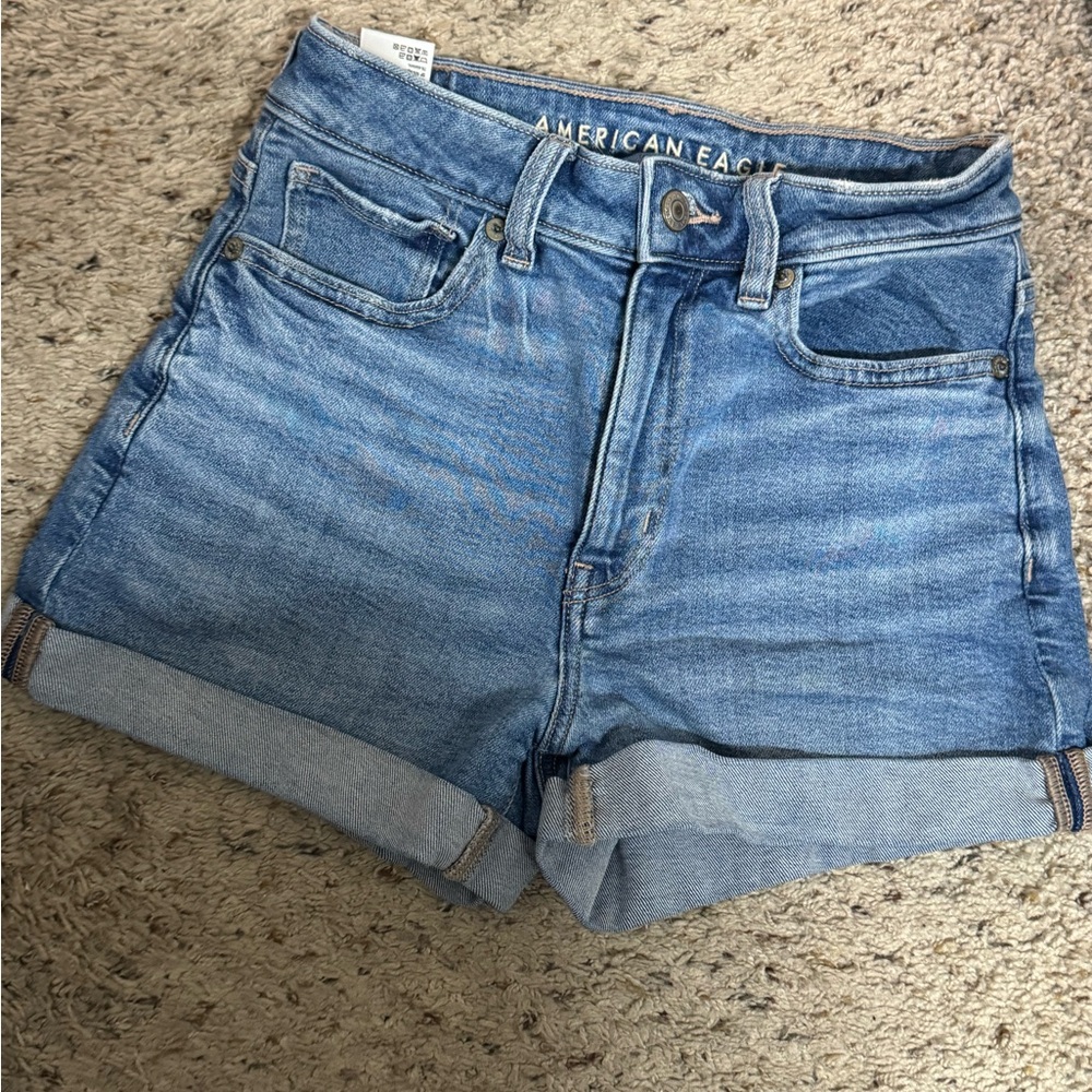 American Eagle Outfitters Light Blue Jean Shorts